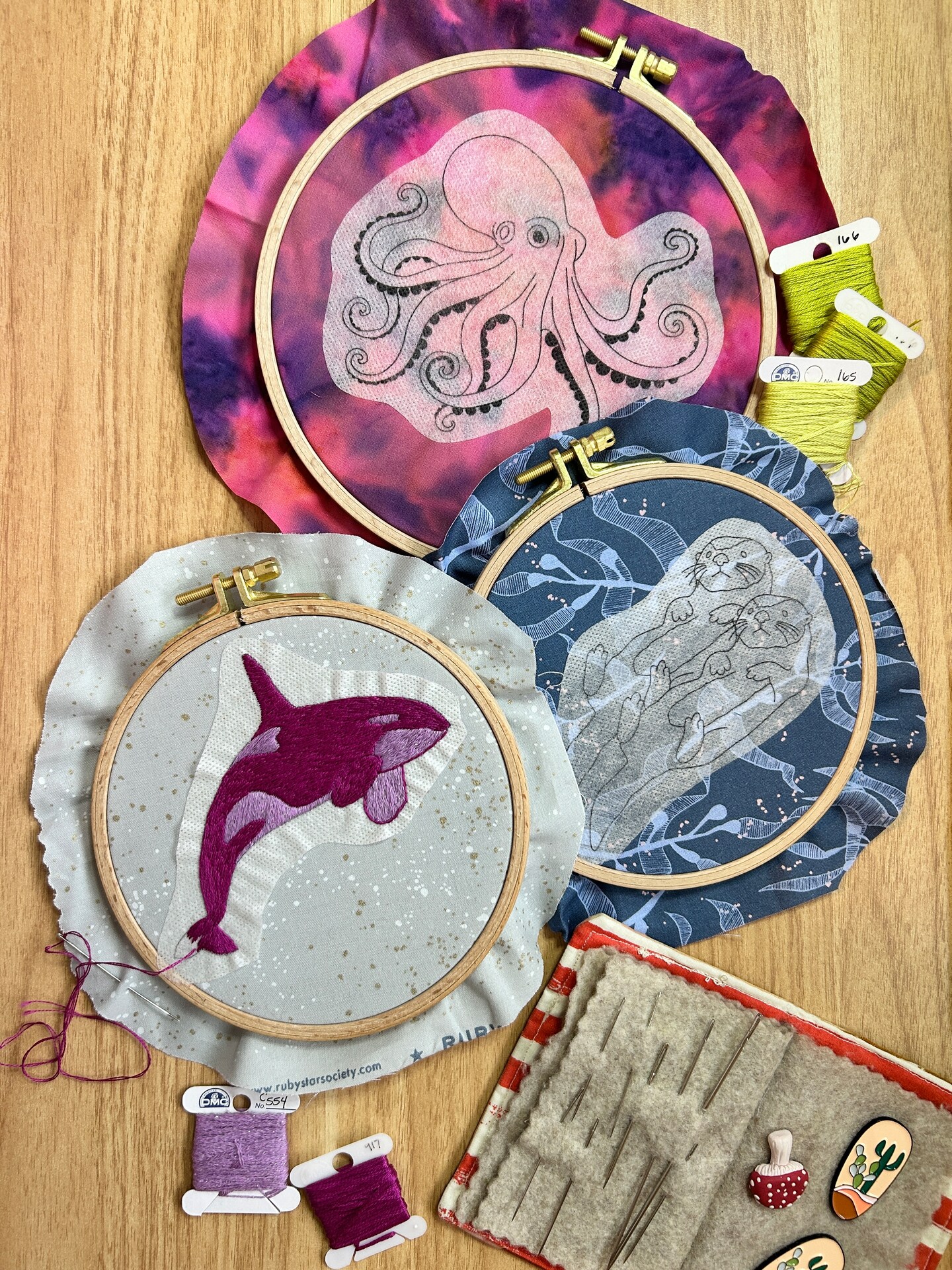 PNW Animal Embroidery Patterns- Stick and Stitch Nature Designs