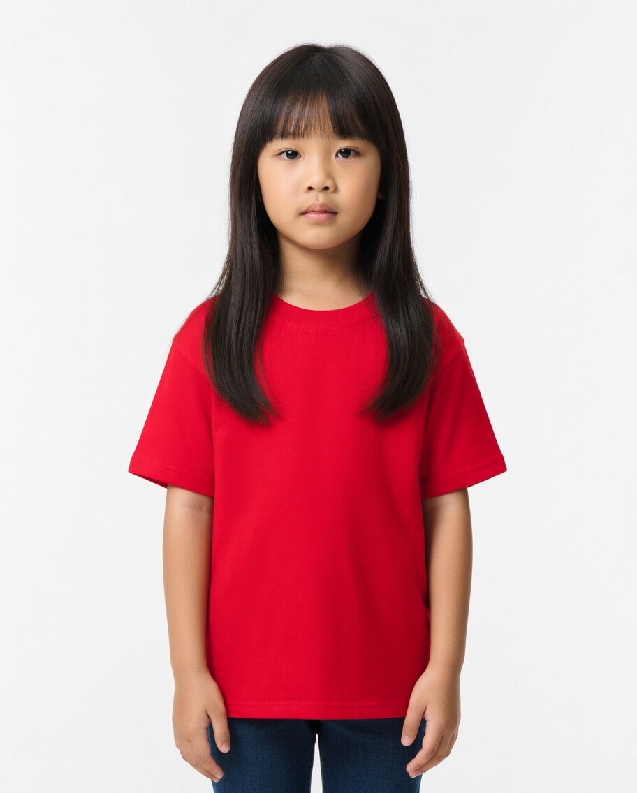 Gildan® Softstyle Youth Midweight Crewneck T-Shirt for School, Sports & Everyday Eco-Friendly Kids Tee