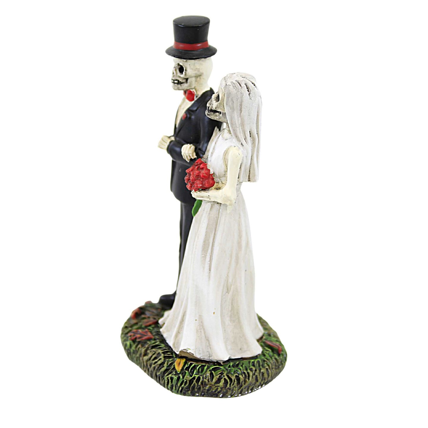 Department 56 Villages 3.5 Inch Matri-Boney Halloween Halloween Village , Halloween Decor Halloween Bride Groom Wedding