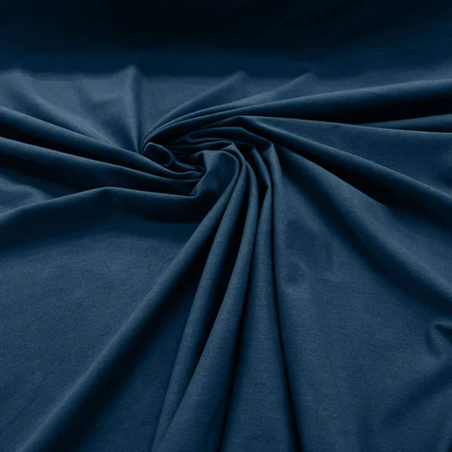 1 Yard Stretchy Dark Teal Blue Cotton Jersey Knit Comfortable Fabric for Tops, Leggings &#x26; More 60&#x22; Width