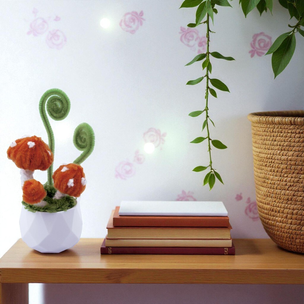 Angels Craft Twist Art Florals DIY Chenille Flower Kit – Pipe Cleaner Craft Kit for Teens & Adults | Flowers, Plants & Decorative Styles | Multiple Designs | Ages 14+