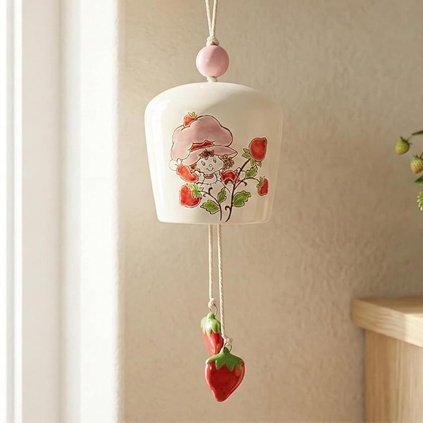 Blue Sky Clayworks: Strawberry Shortcake Naturally Simple Wind Chime