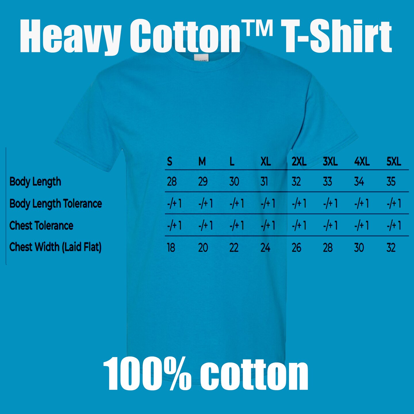 Gildan Men's Heavy Cotton T-Shirt, Soft Cotton Craft & Custom Shirt Blank Sapphire Tee