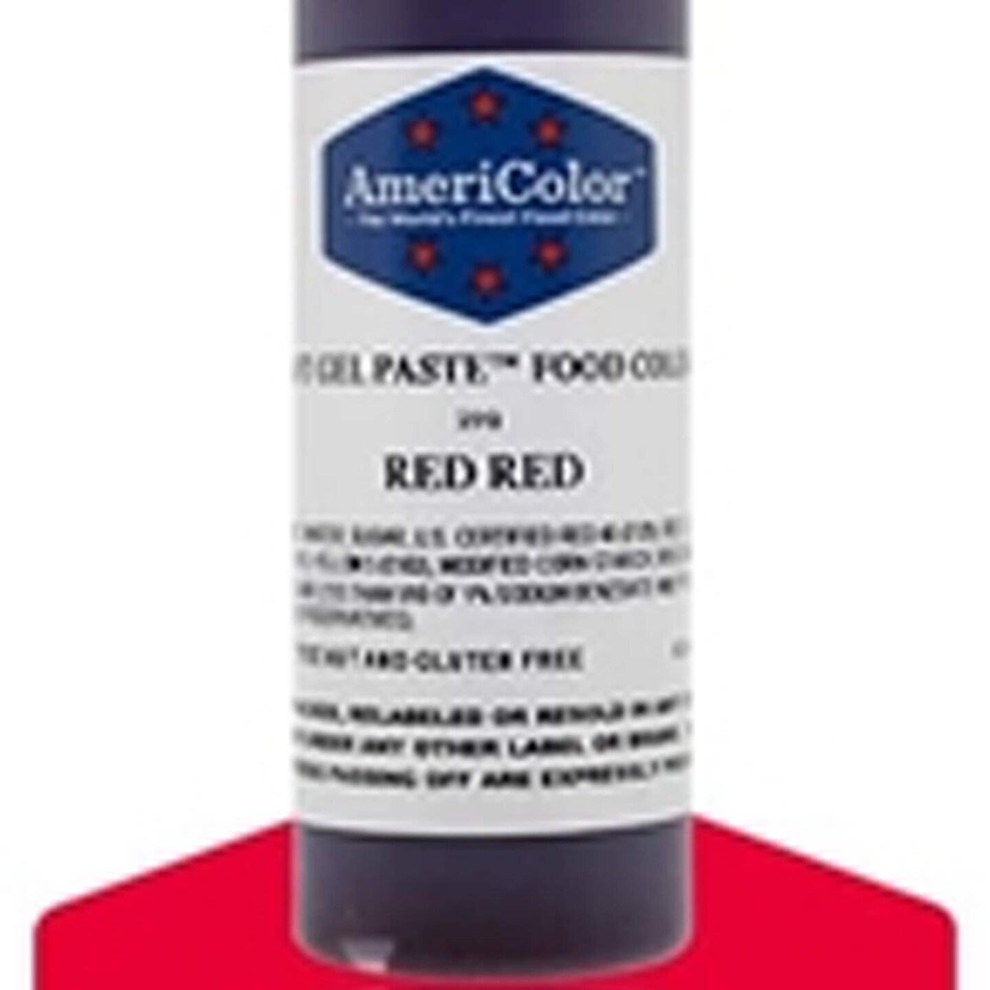 Red Red Soft Gel Food Color AmeriColor 4.5 Ounces