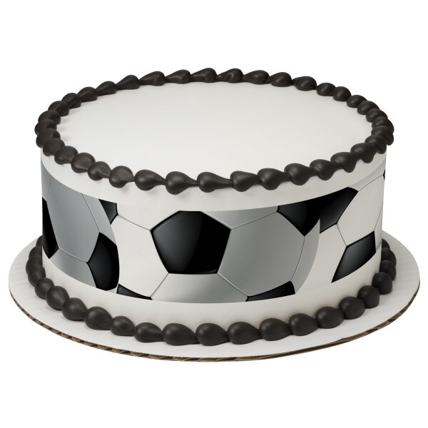 Soccer Edible Cake Topper Image Strips