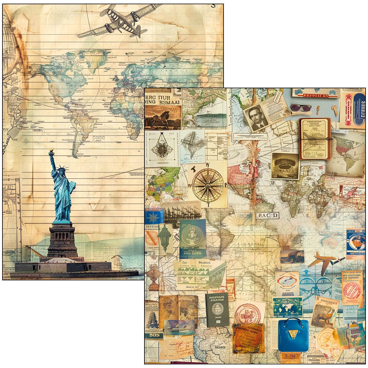 Ciao Bella LuMania - Mixed Media Book Journey Ahead A4 Maxi - LuMania