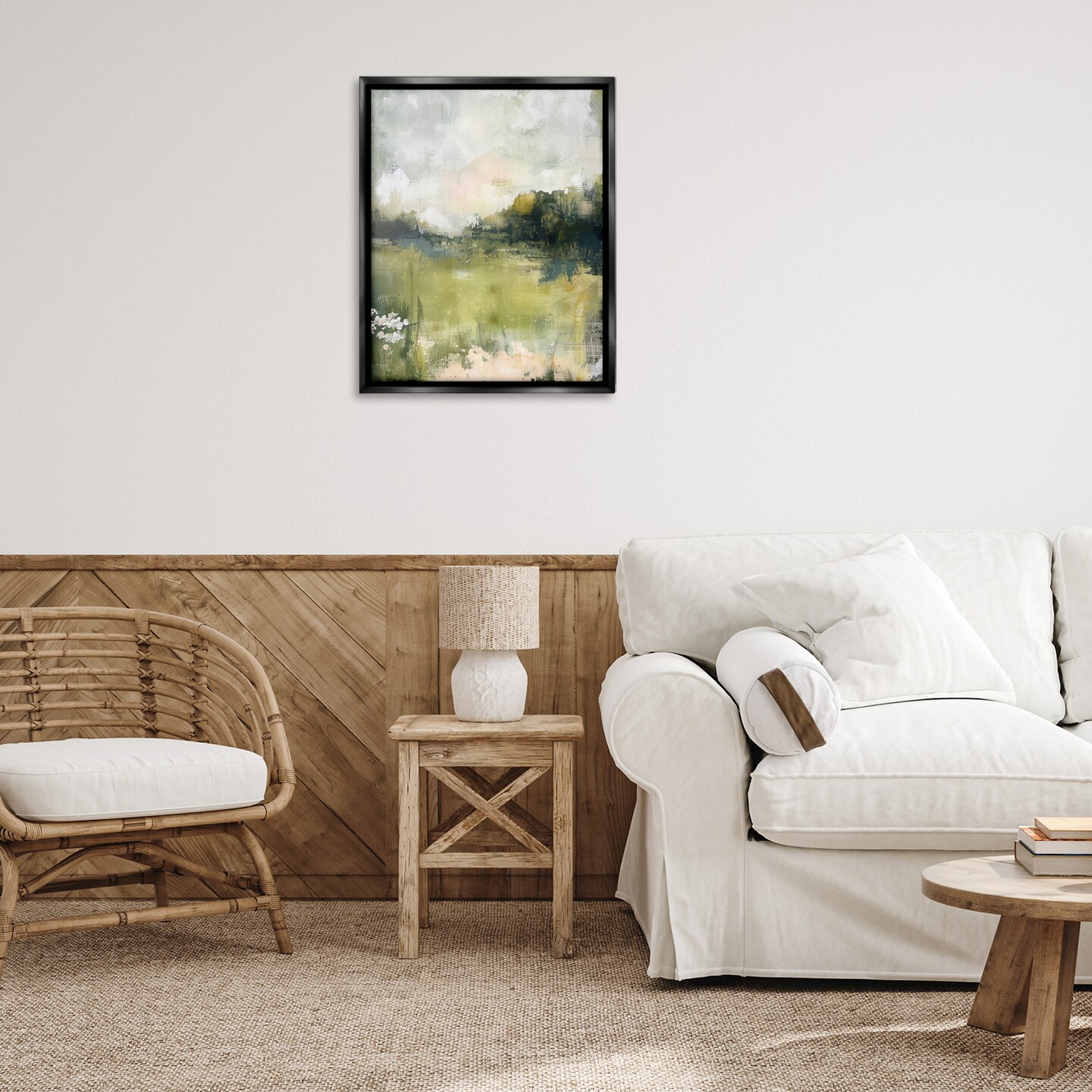 Stupell Industries Scenic Faded Atmosphere Floater Framed Canvas Wall Art Design by Irena Orlov