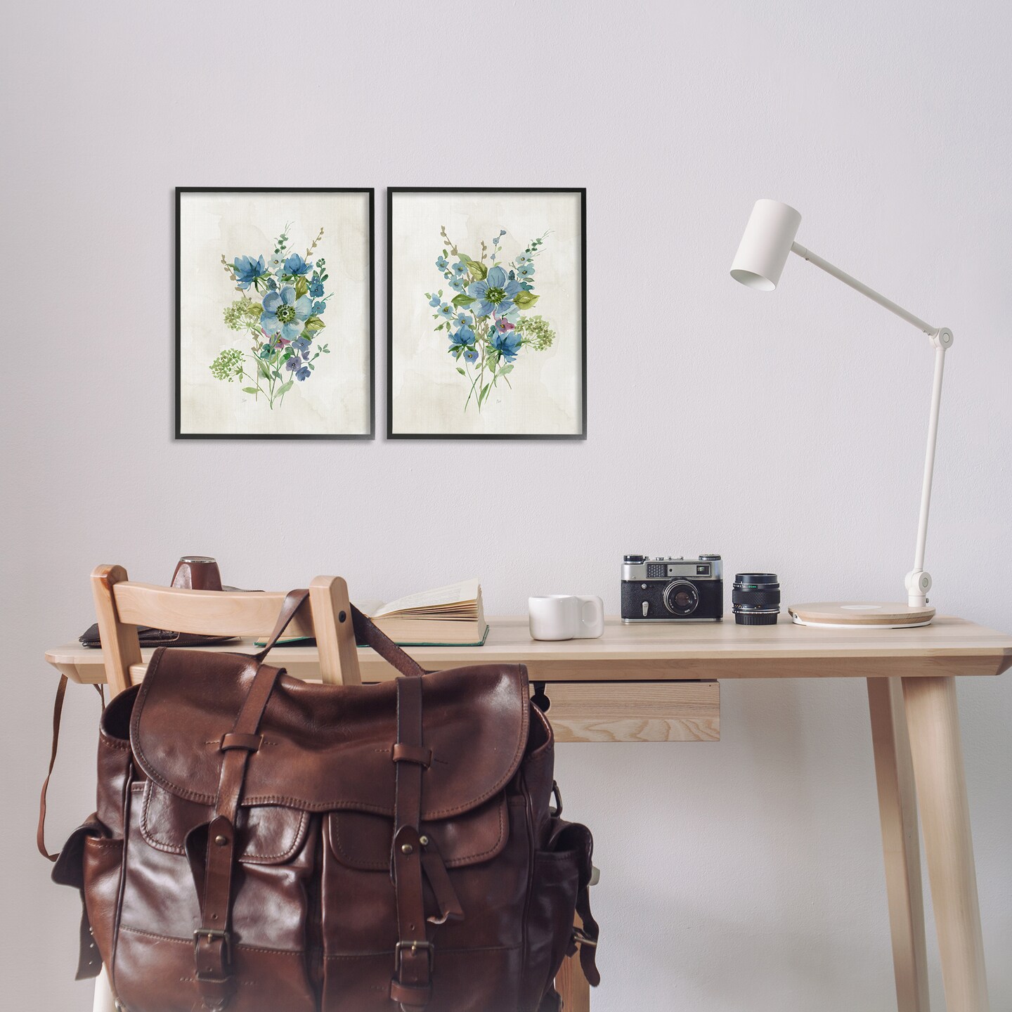 Stupell Industries Delicate Blossom Bundles 2pc Framed Giclee Wall Art Set Design by Nan