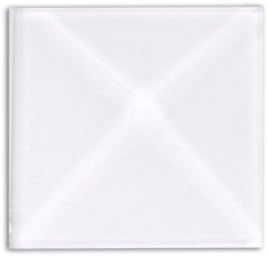 3/4&#x22; Beveled Glass Peaked Square - 4.7MM - 10 Pack