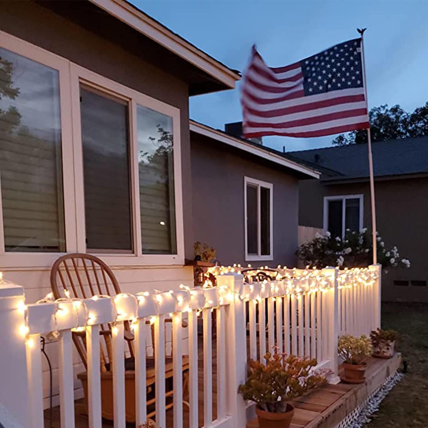 Christmas Lights 100 Count Mini Clear Lights 32ft White Wire Christmas Tree String Lights Set for Outdoor Indoor Christmas Decorations