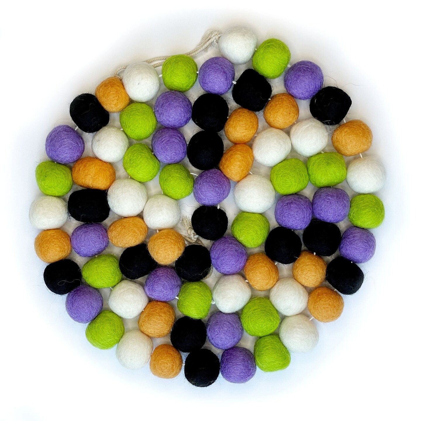 Spooky Halloween Felt Garland 6ft