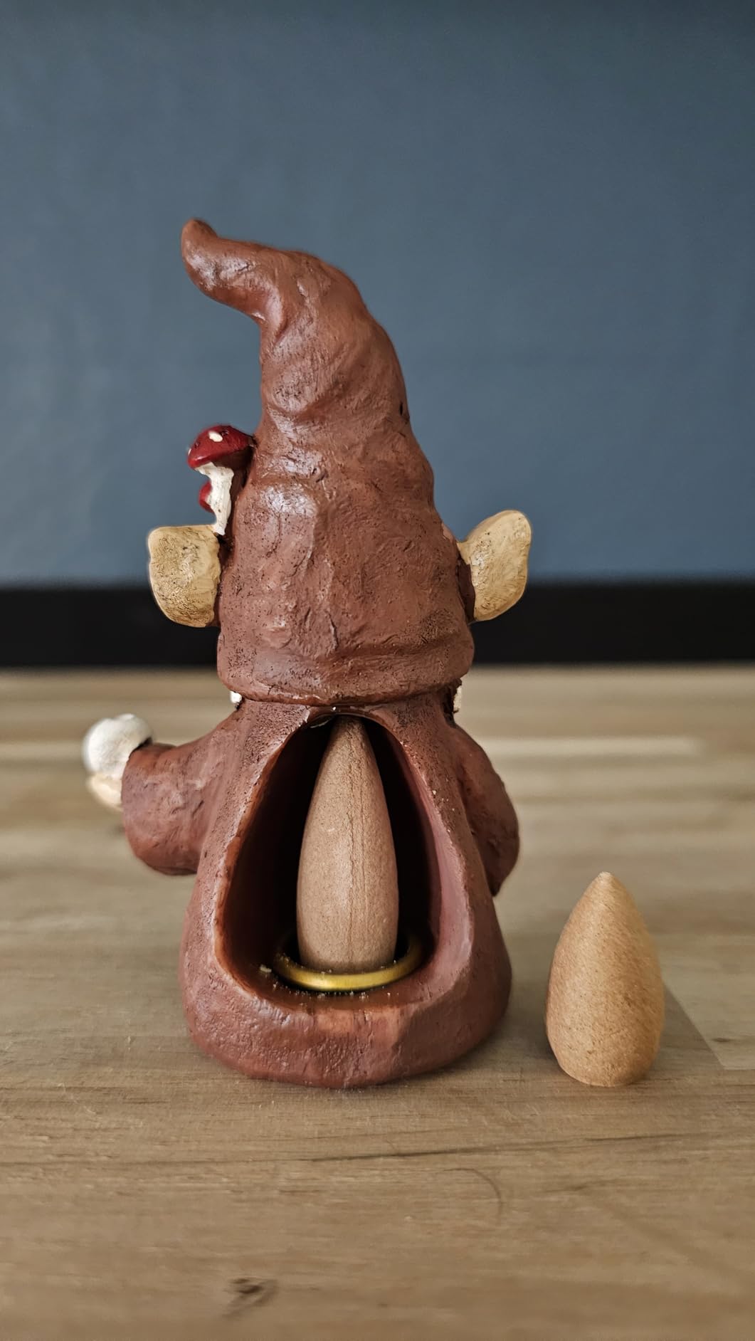 Gnome Incense Holder for Sticks Incense Cone Burner Ornaments Cute gift for all