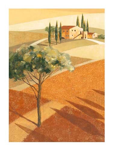 Toscana II by Carlo Colombo Art Print - Italian Landscape Wall Decor 31.5 x 23.5
