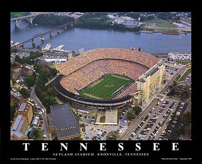 Neyland Stadium - Knoxville, Tennessee by Brad Geller Wall Art D&#xE9;cor 22 x 28 Art Print