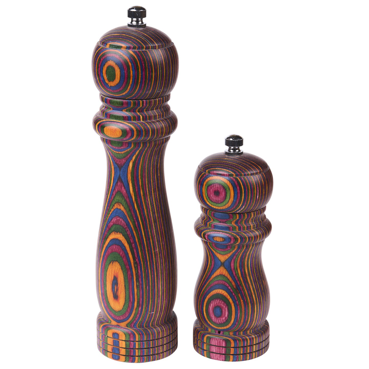 Island Bamboo Pakkawood Salt and Pepper Mill - Thumbnail 5