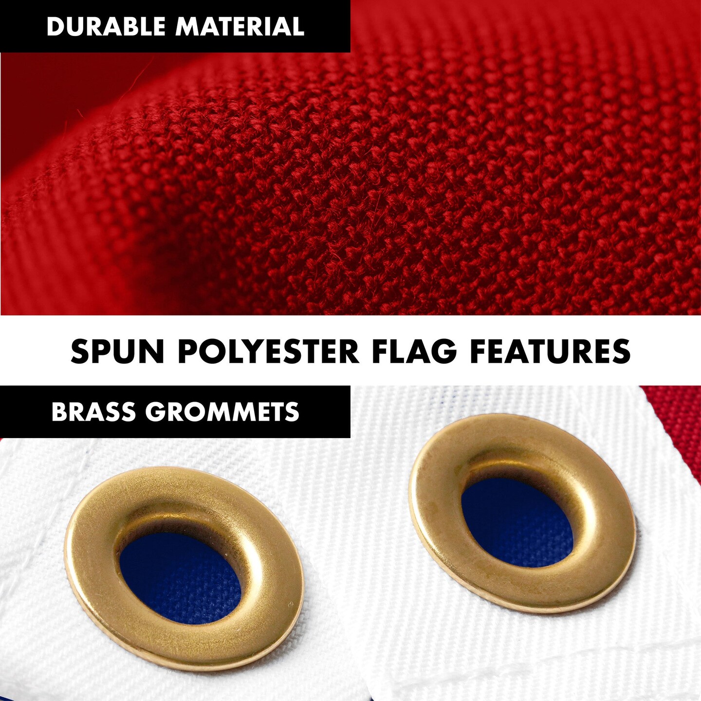 G128 Combo Pack: 5 Ft Tangle Free Spinning Flagpole (Black) & North Carolina Flag 2.5x4 Ft Embroidered 220GSM Spun Polyester, Brass Grommets (Flag Included) Aluminum Flag Pole