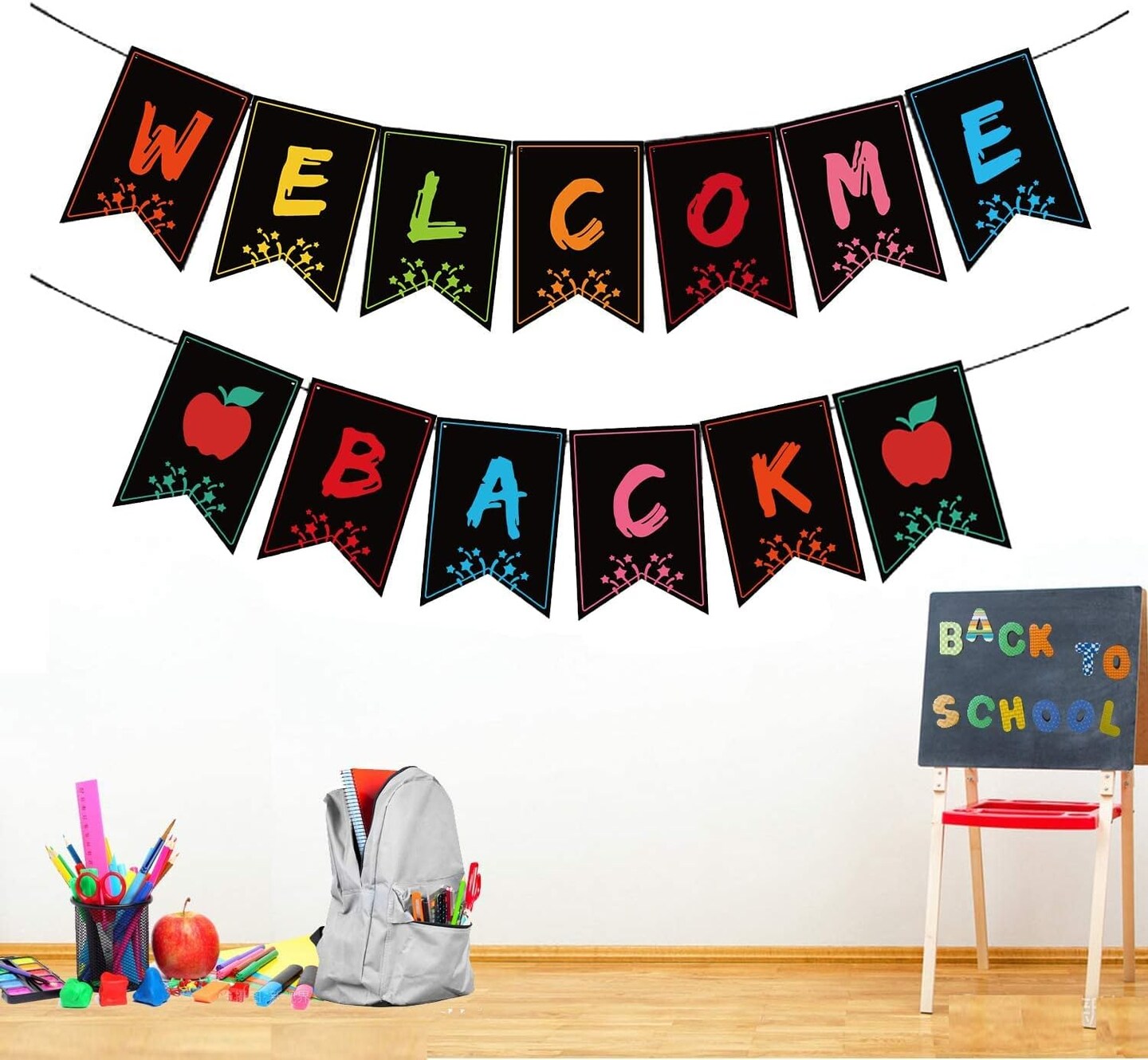 Welcome Back Banner School Decorations