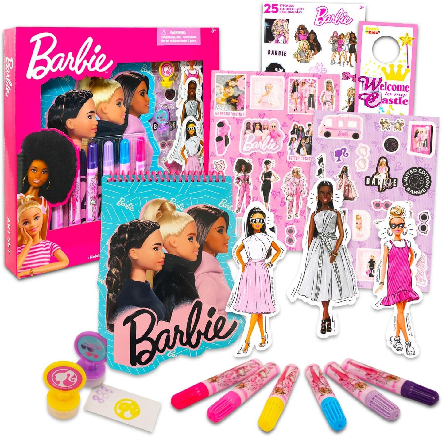 Barbie Bundle with Arts and Crafts Supplies