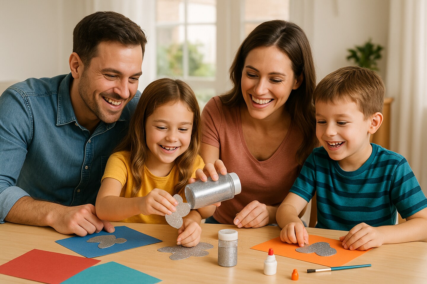 Craft Glitter 1 lb Jar – White / Clear Bulk Glitter for Crafts, Decor & Classroom Projects