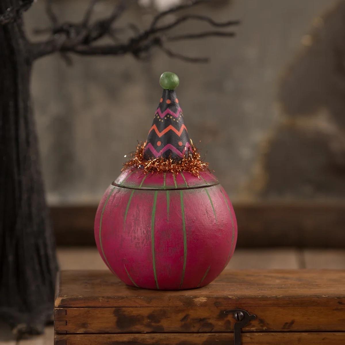 Bethany Lowe Jackie Plum-O-Ween Container - Thumbnail 5