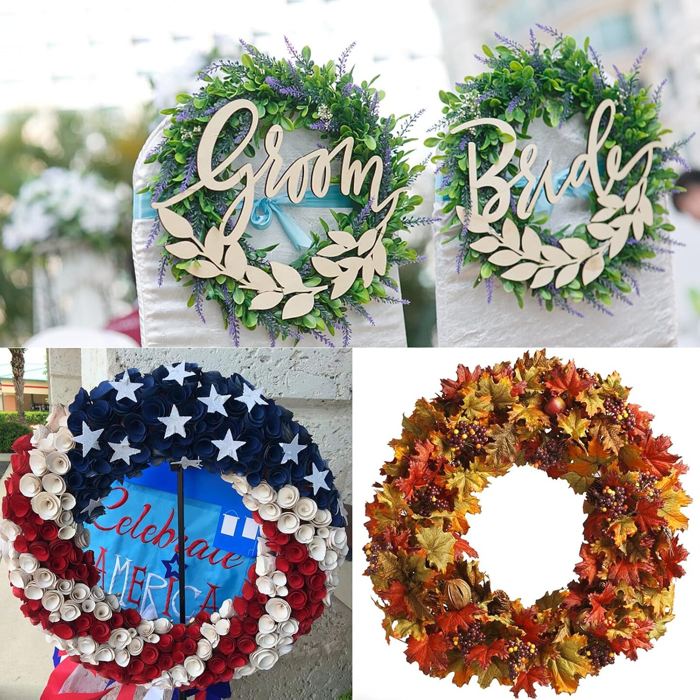 12 Pcs Wooden Wreath Frames for Crafts Unfinished Wooden Craft Floral Hoop Rings DIY Garland Wood Hanging Decorations for DIY Holiday Wreath Wall Home Craft Decor,12 Inch