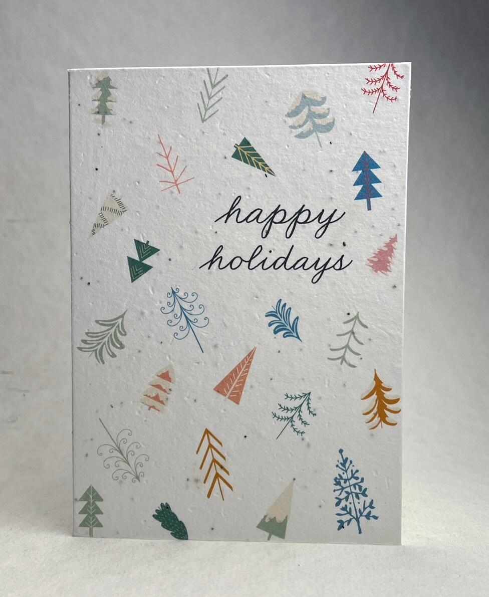 Wildflower Seed Paper Folding Card - Holiday Varieties - 5