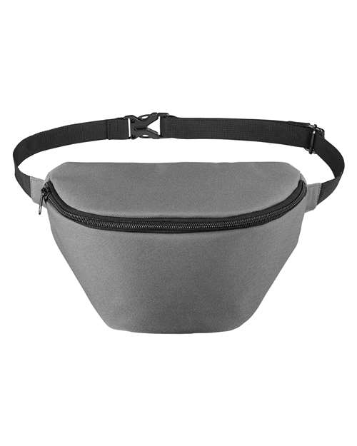 BAGedge® Adjustable Polyester Fanny Pack Zippered Main & Back Pockets