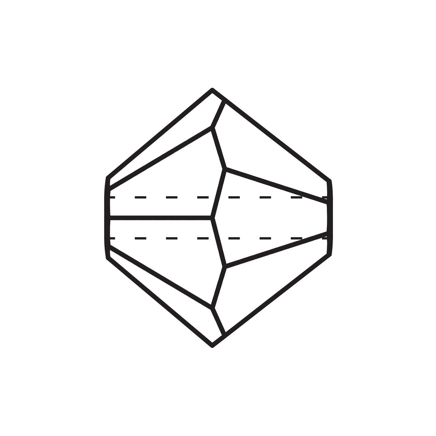 Preciosa 3mm Czech Glass Crystal Bicone Beads, 90pcs