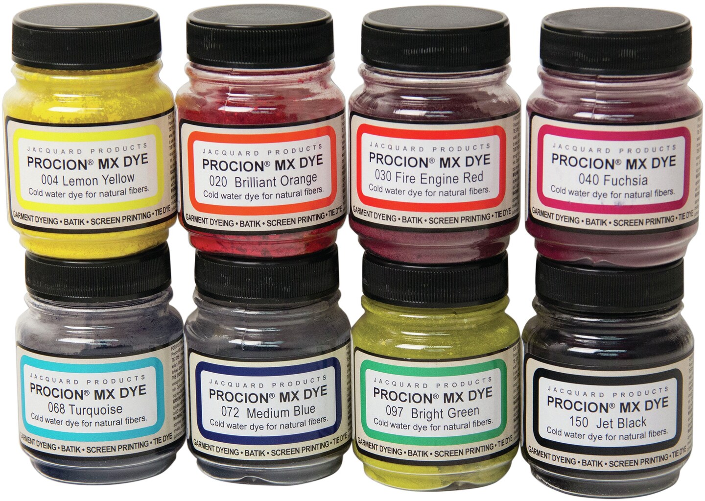 Jacquard Procion Mx Dye Set-8 Colors