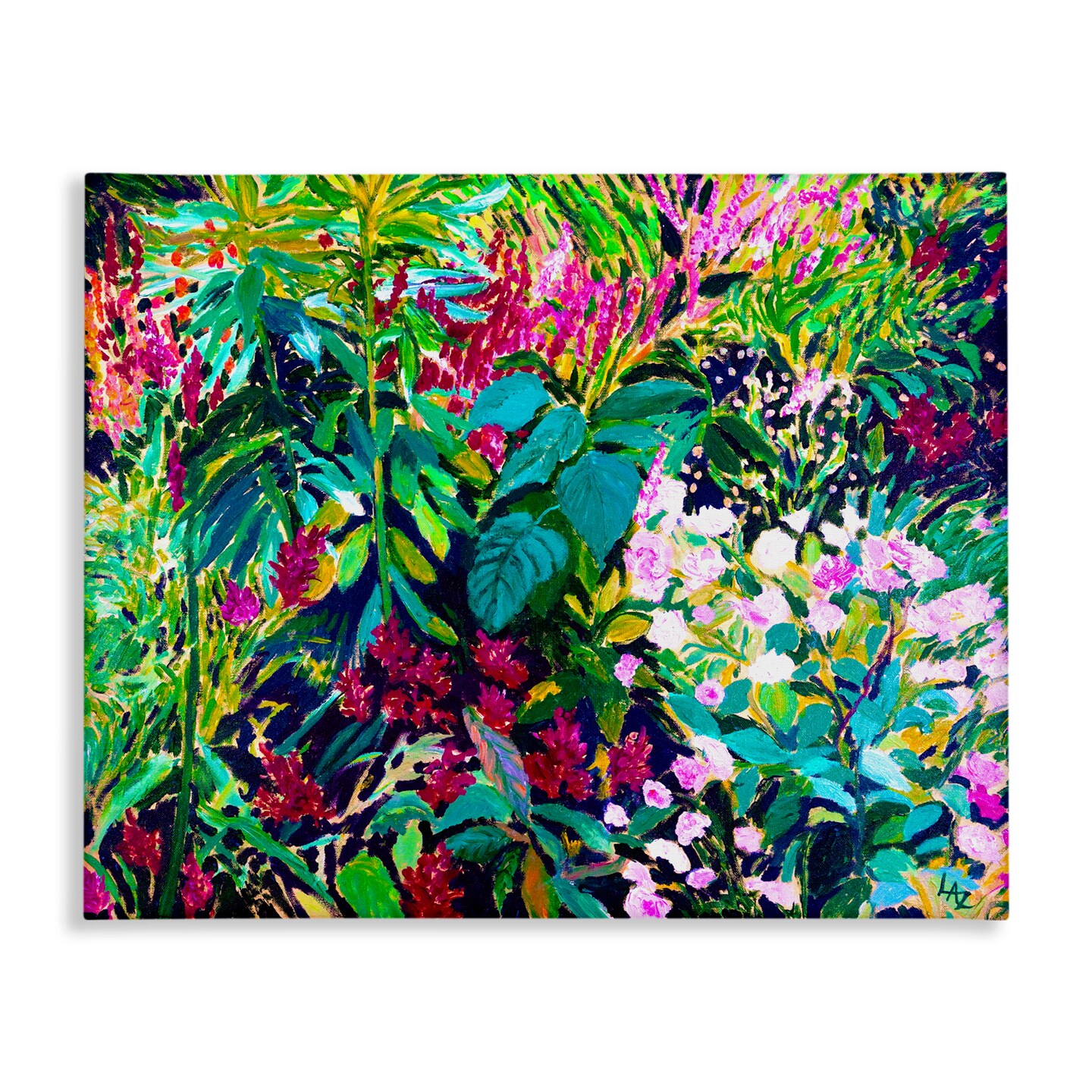 Stupell Industries Lush & Vibrant Tropical Leaves Canvas, design by Lee Ann Zirbes