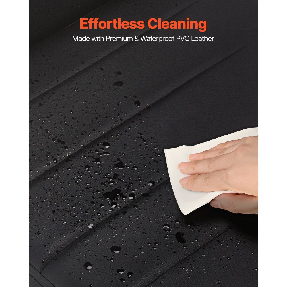 Metal Dining Chairs with Cushioned Seat, PVC Leather and Ergonomic Design