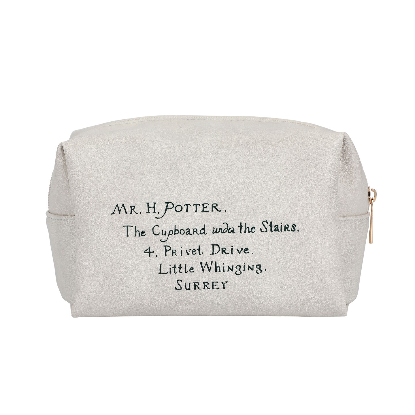 Harry Potter Hogwarts Acceptance Letter Cosmetic Bag with Wax Seal Detail