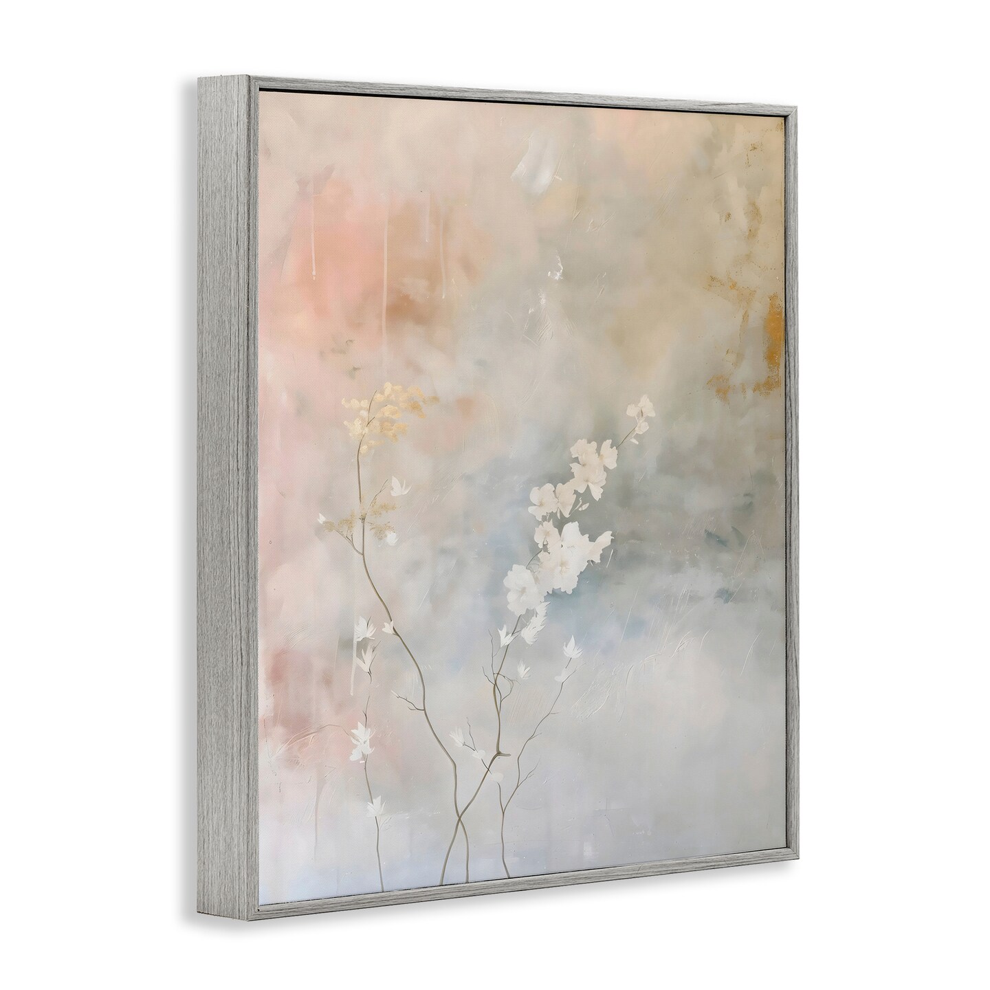 Stupell Industries Pastel Blossom Abstract Floral Framed Giclee, design by Creative Studio