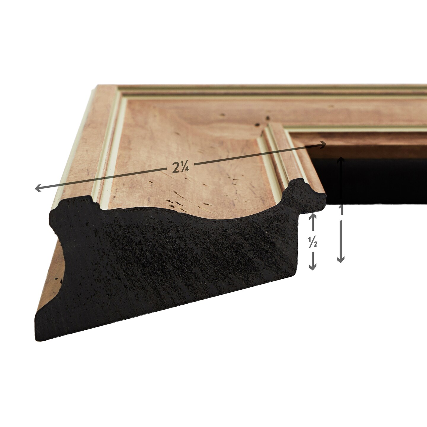 12x16 Picture Frame, Ashbury 2.25 Inch Polystyrene Moulding, Wall Display Frame for Art, Posters, or Photos by wallsthatspeak