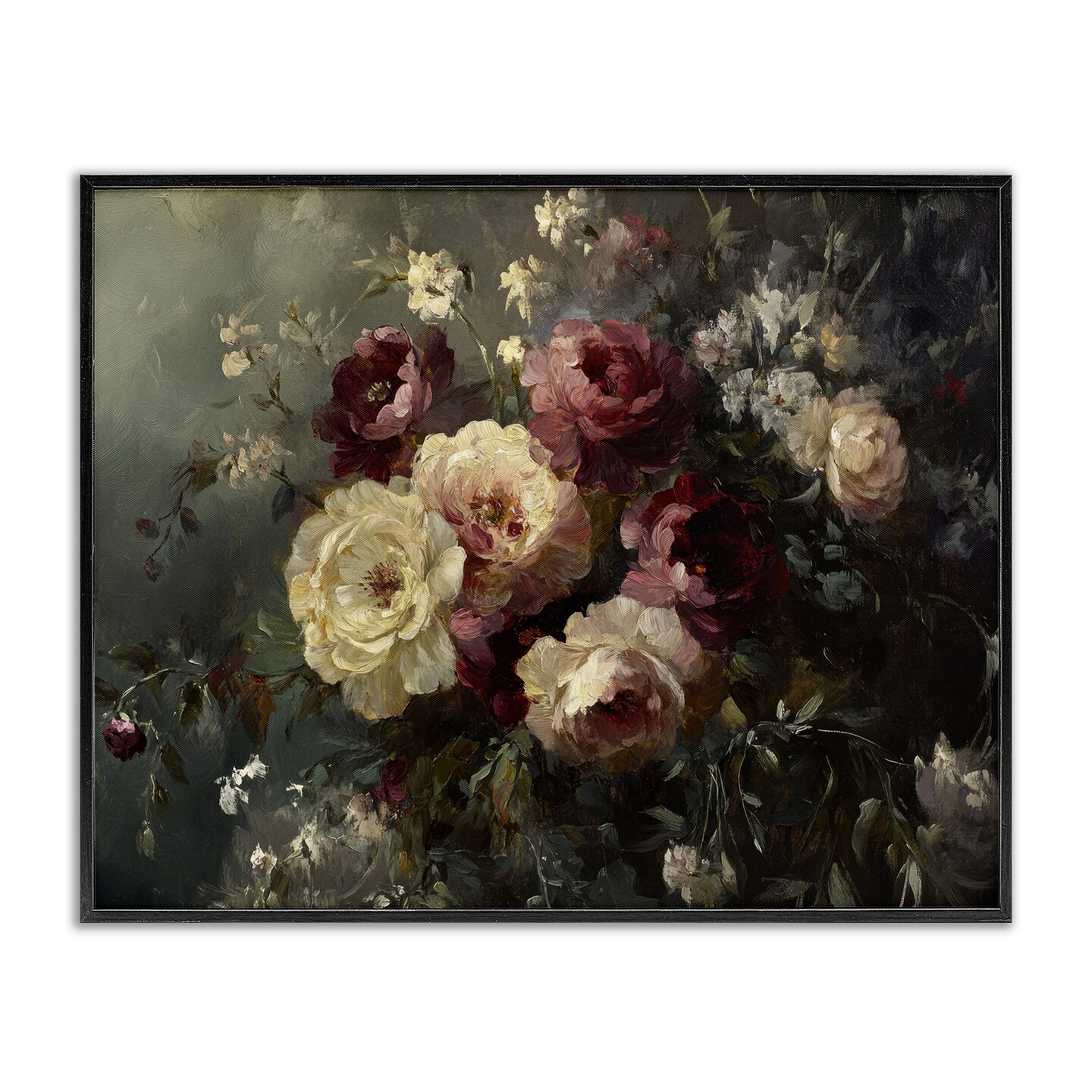 Stupell Industries Floral Decadence Bouquet Framed Giclee Wall Art Design by Petal Prints Design