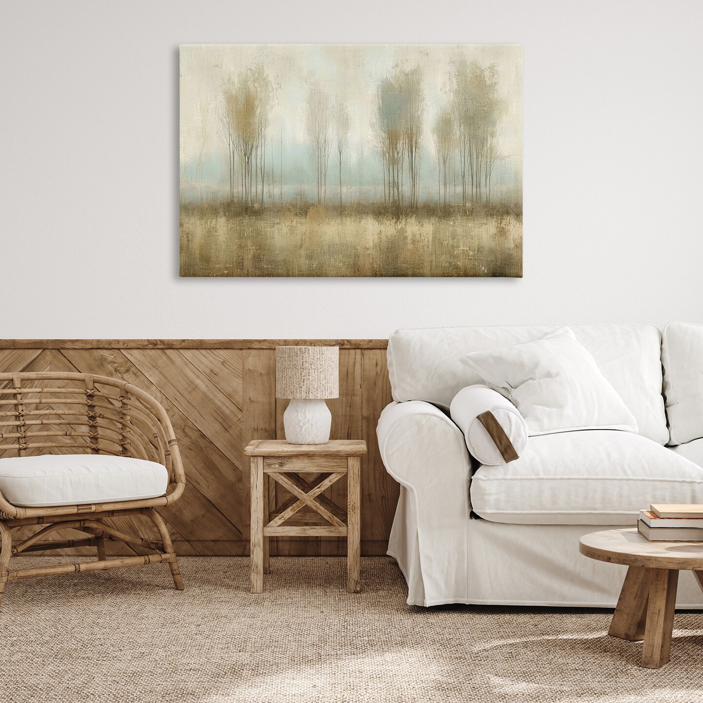 Stupell Industries Muted Forest View Canvas Wall Art Design by LSR Design Studio