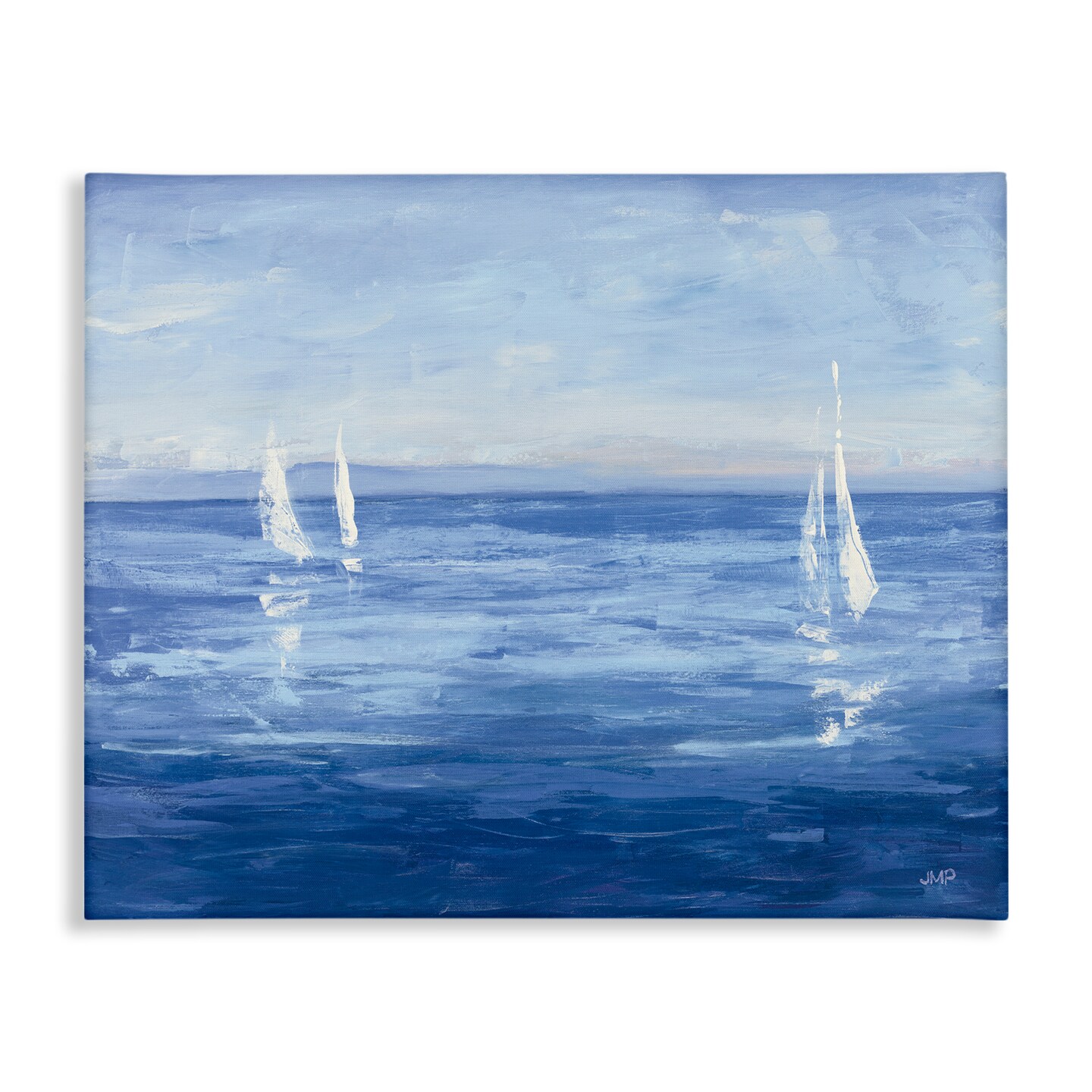 Stupell Industries Vivid Boats Open Sail Canvas Wall Art Design by Julia Purinton