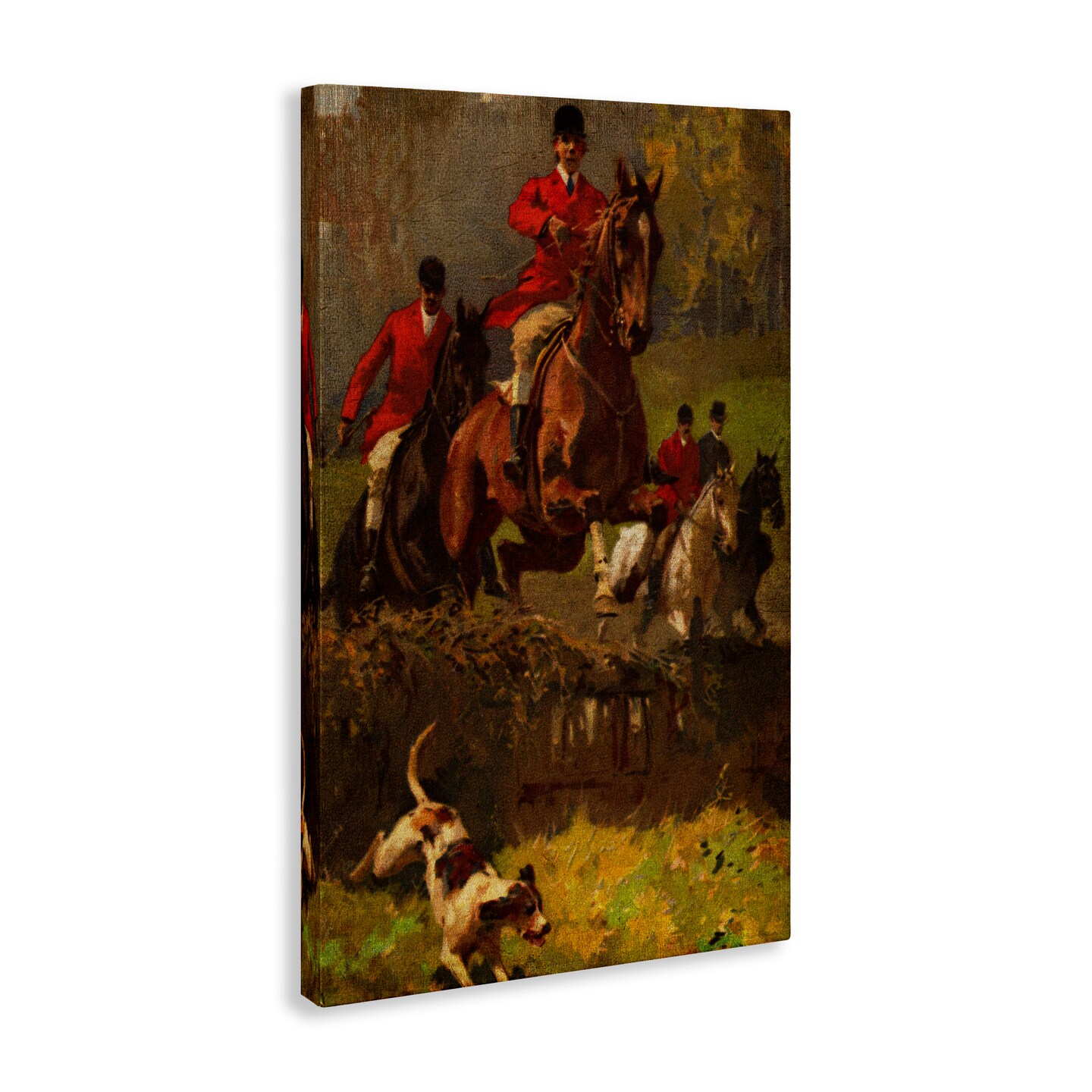 Stupell Industries Classic Hunting Dog Scene Canvas Wall Art Design by Tina Higgins Designs, Inc.