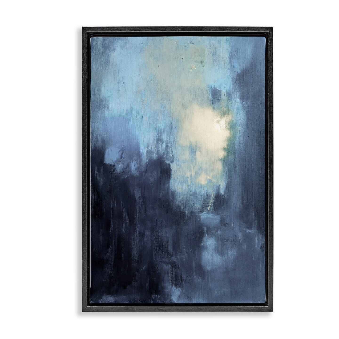 Stupell Industries Modern Masculine Abstract Floater Framed Canvas Wall Art Design by Gina Kelly