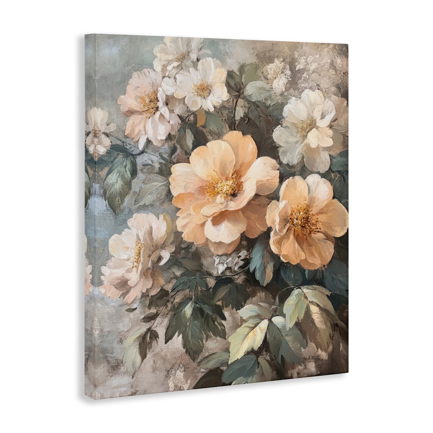 Stupell Industries Soft Floral Arrangement Canvas Wall Art Design by Petal Prints Design