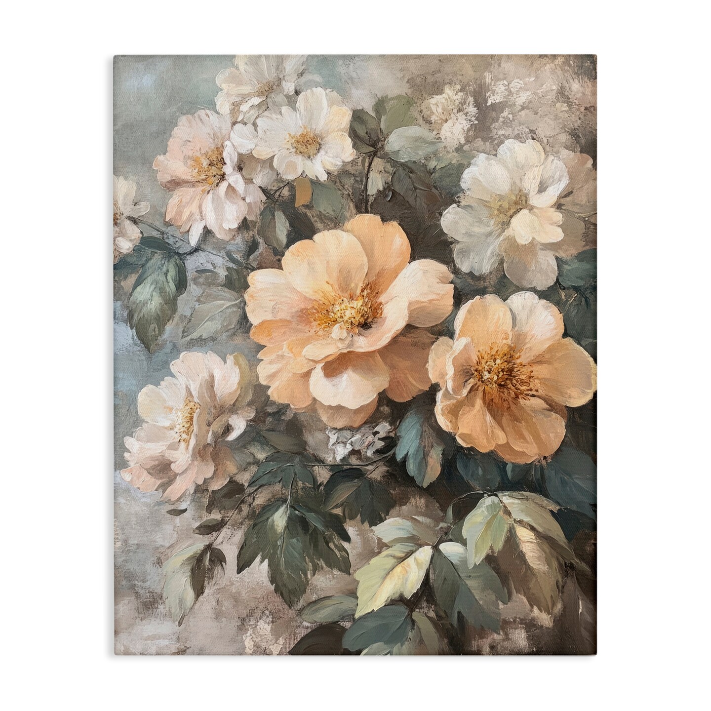 Stupell Industries Soft Floral Arrangement Canvas Wall Art Design by Petal Prints Design
