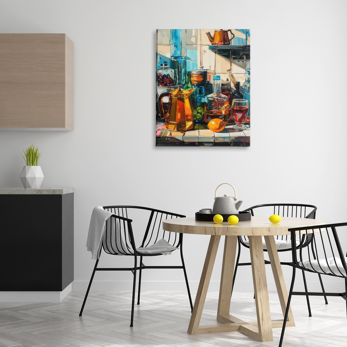 Stupell Industries Kitchen Counter Cocktails Canvas Wall Art Design by LSR Design Studio