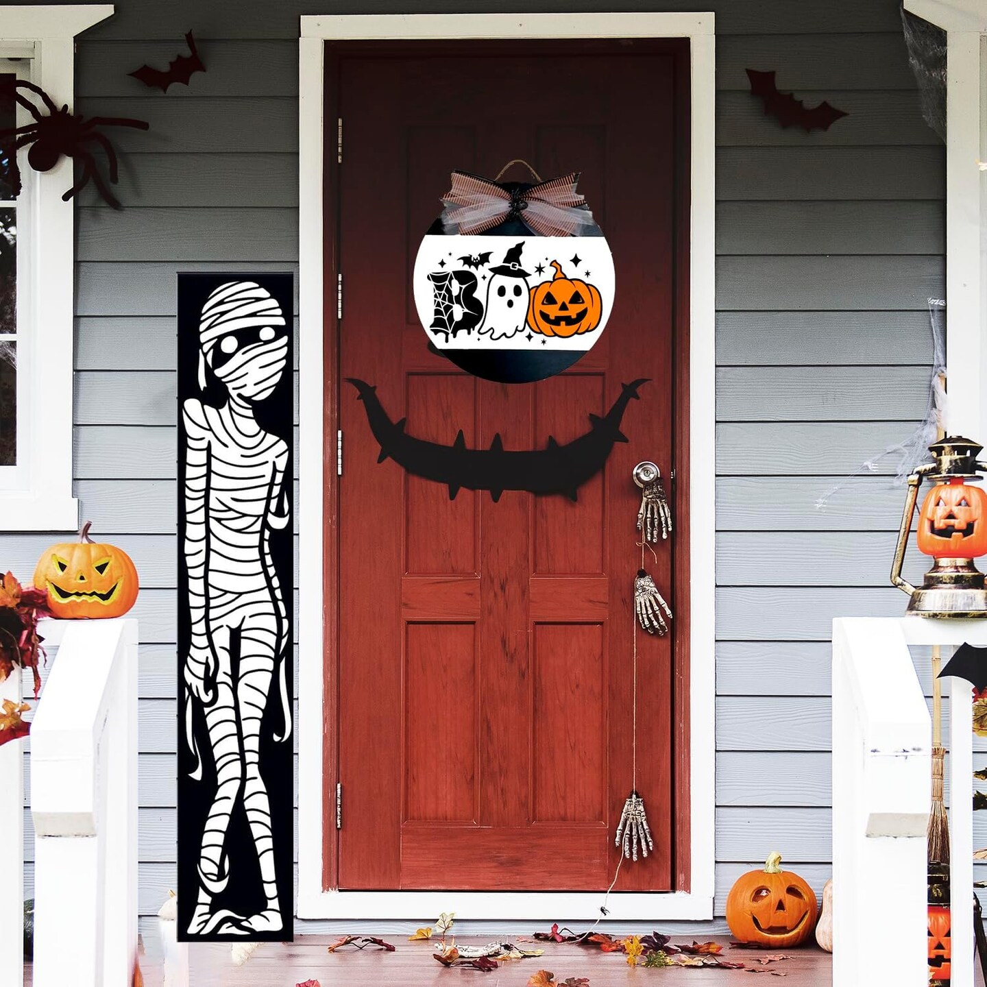 Halloween Stencils - Skeleton, Welcome Stencil, Boo, Trick or Treat