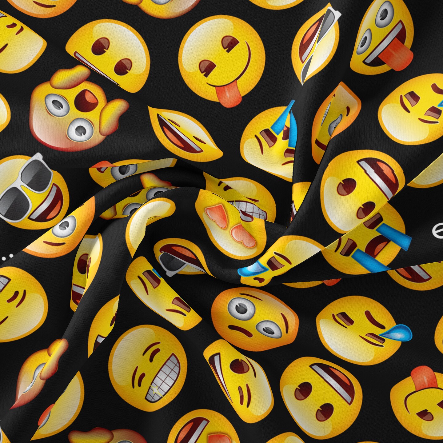 DAVID TEXTILES CLASSIC EMOJI COTTON 1 YD CUT