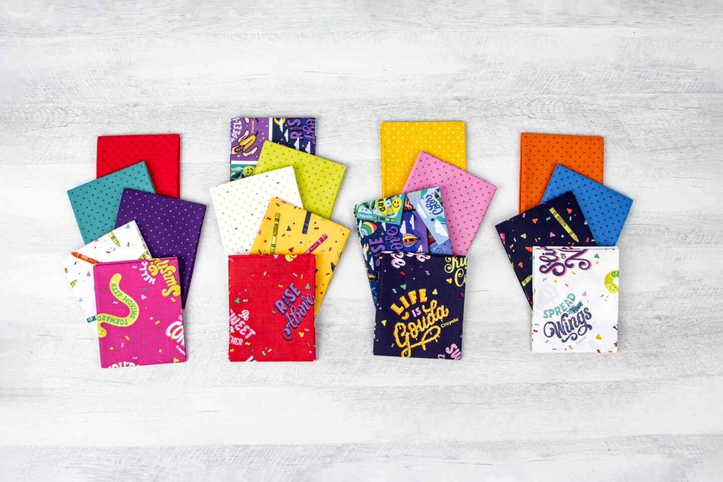 Colors of Kindness Fat Quarter Bundle by Riley Blake Designs for Riley Blake (FQ-13680-18)