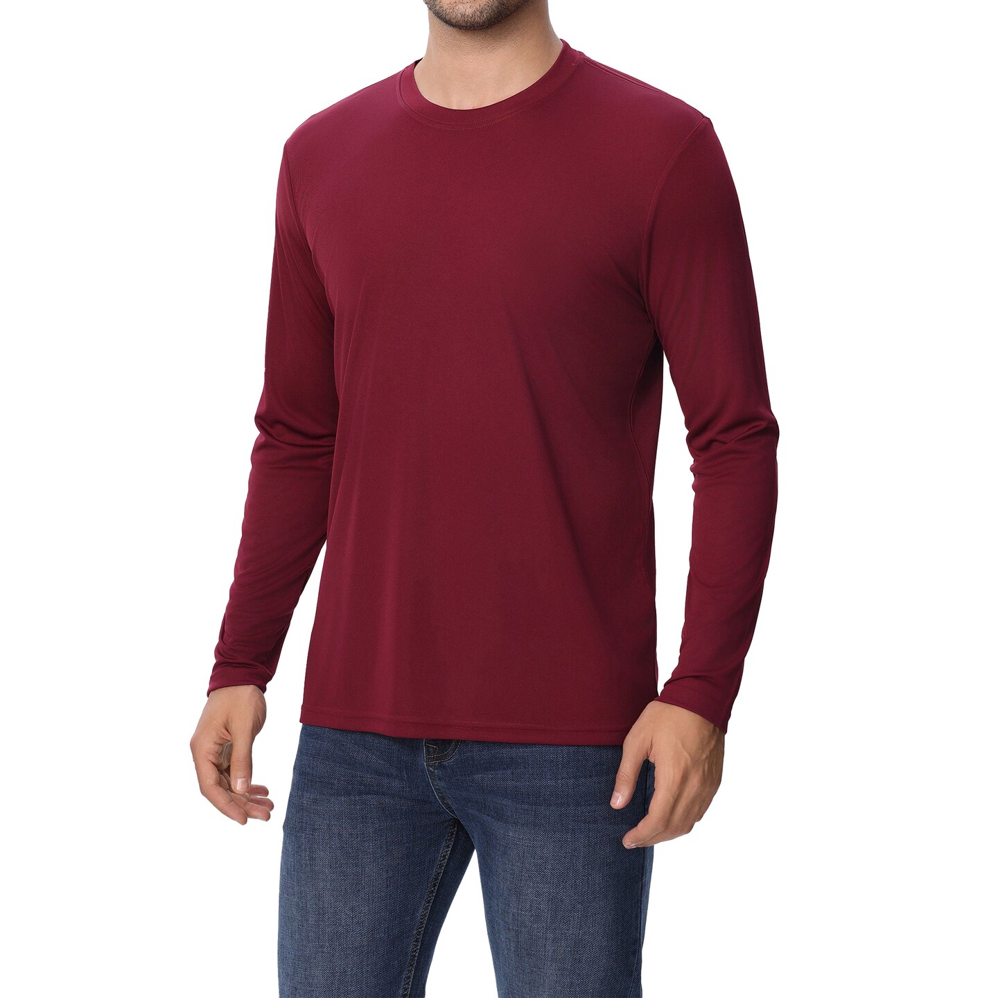 Zfeel Blank Dry Fit Long Sleeve Tee, Crafting Base Shirt for Personalized Apparel-ZF912