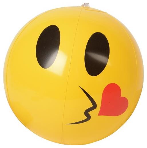 Emoji Inflatable Balls Include 12 Units