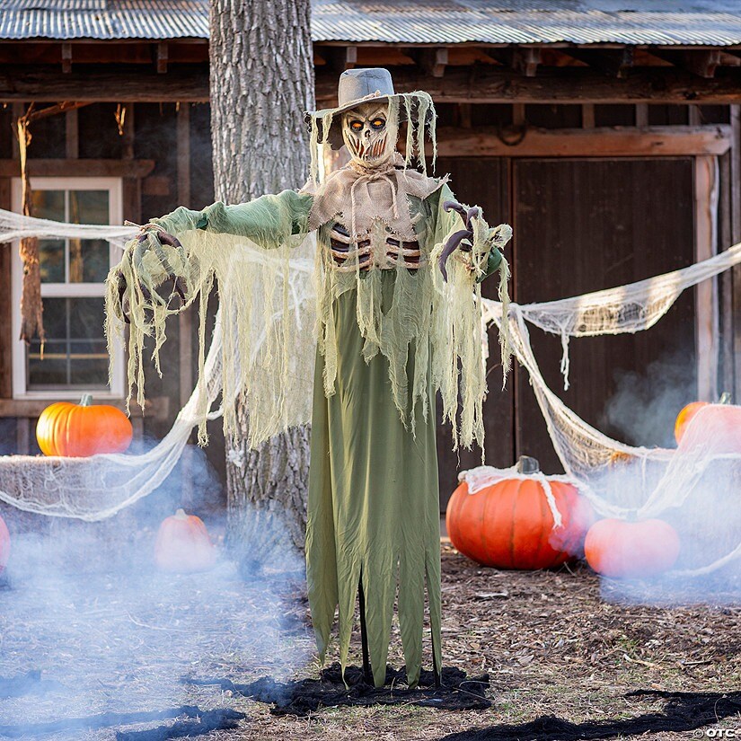 6 Ft Animated Inferno Scarecrow Halloween Decoration