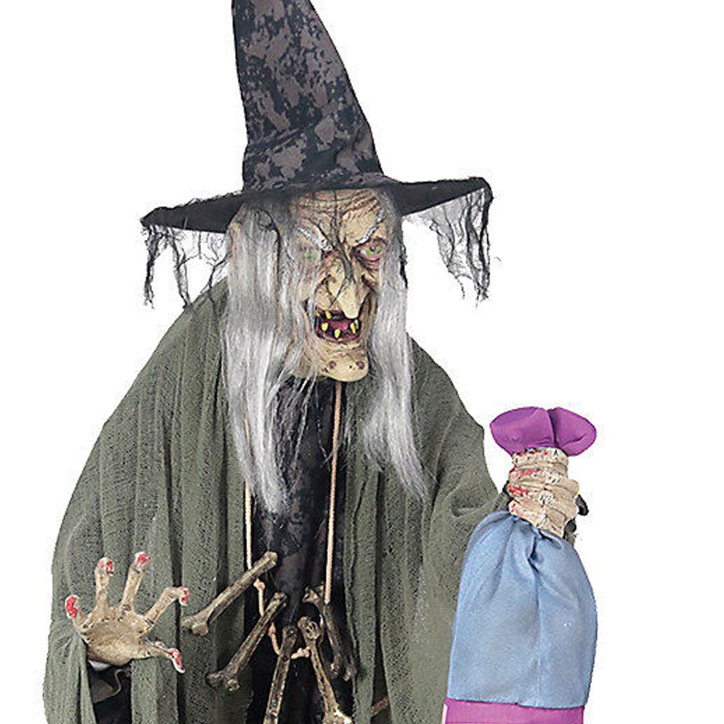 Stew Brew Witch With Kid With Fog
