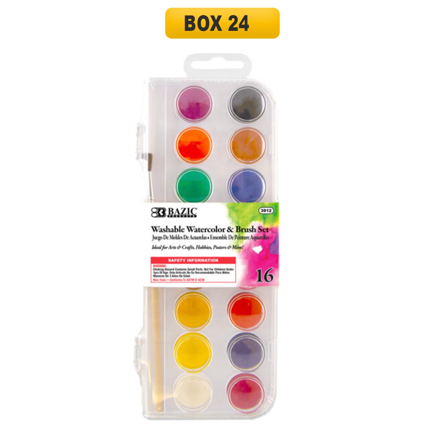 Bazic&#xAE; 16 Ct. Watercolor Brush